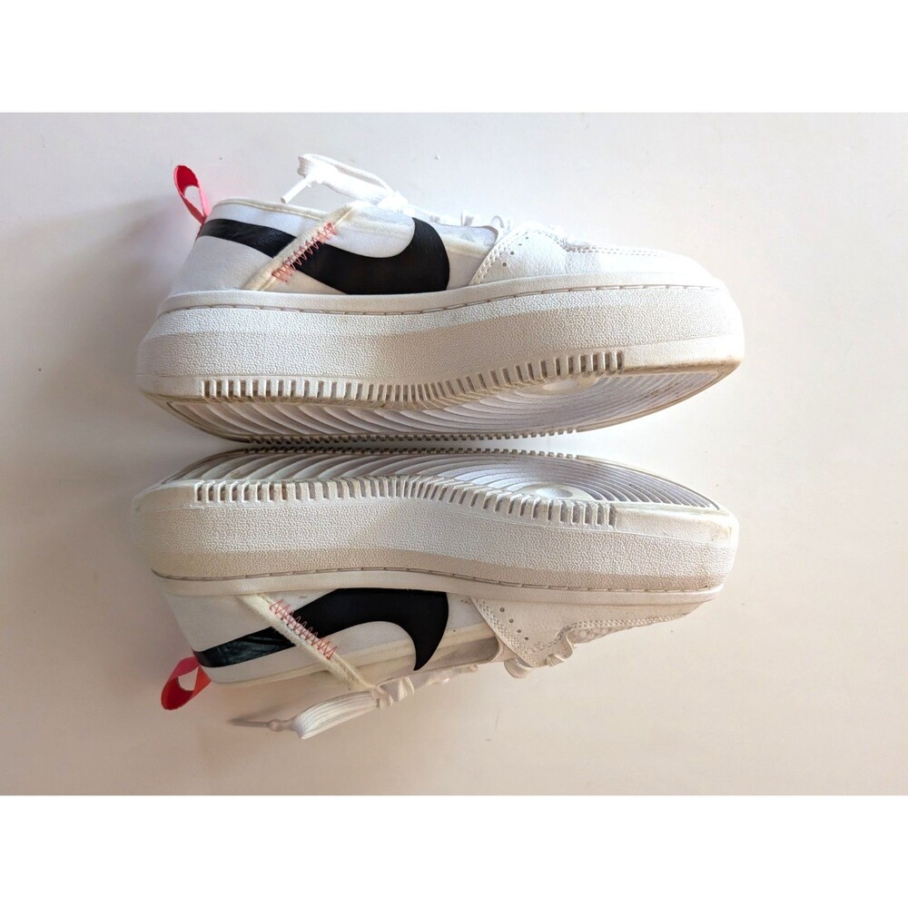 Nike Court Vision Alta TXT Women’s 6.5 White Black Sea Coral CW6536-103 Platform